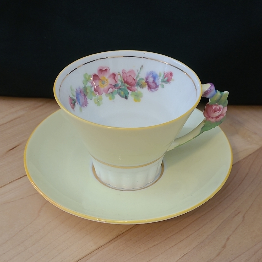 Vintage King George VI & Queen Elizabeth Commemorative Teacup & Saucer